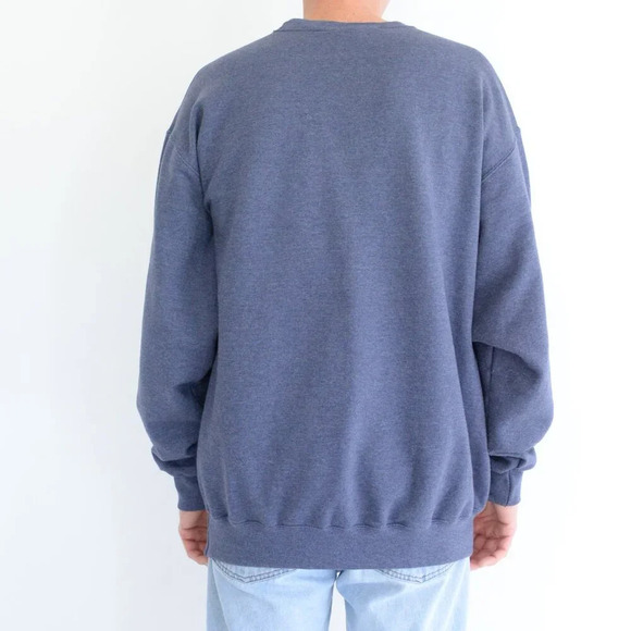 Port & Company Chipmunk Comedy FGrey Crew Neck Cotton Sweater XL - Picture 2 of 11